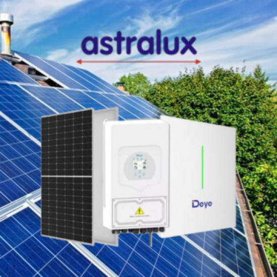Sistem fotovoltaic cu baterie Deye 2 X 5,12 KWH 3kW monofazat