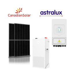 Sistem fotovoltaic Hibrid 5kW monofazat Deye, stocare 15kW Dyness