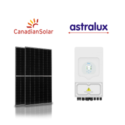 Sistem fotovoltaic Hibrid 5kW monofazat Deye